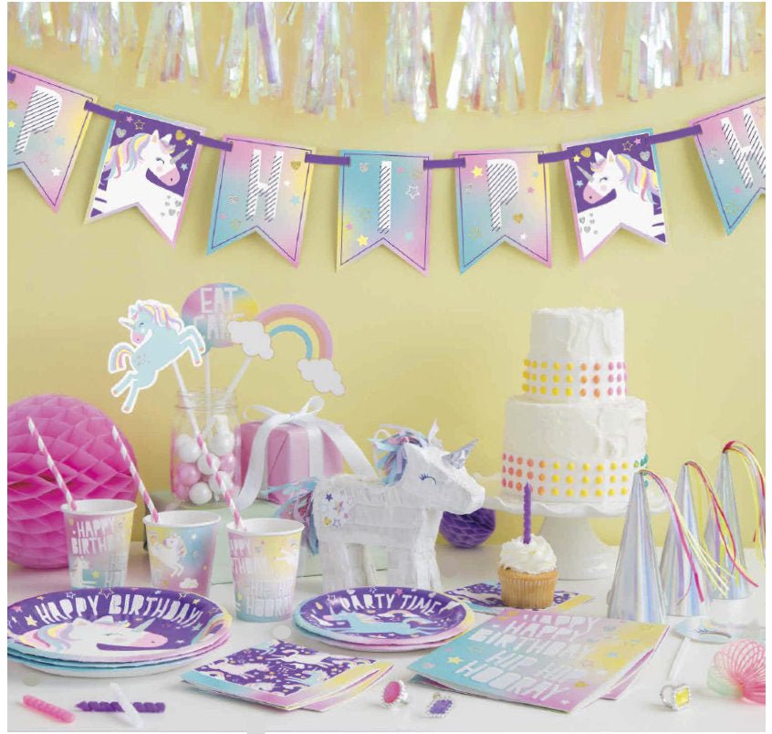 Iridescent Foil Tissue Garland - Stesha Party