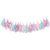 Iridescent Pastel Tissue Garland - Stesha Party