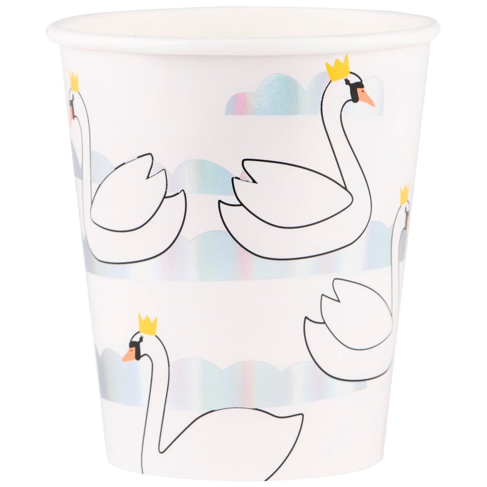 Iridescent Swan Party Cups - Stesha Party