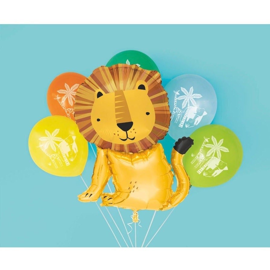 Jungle Safari Party Balloon Bouquet - Stesha Party