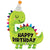 Kids Dinosaur Birthday Balloon - Stesha Party