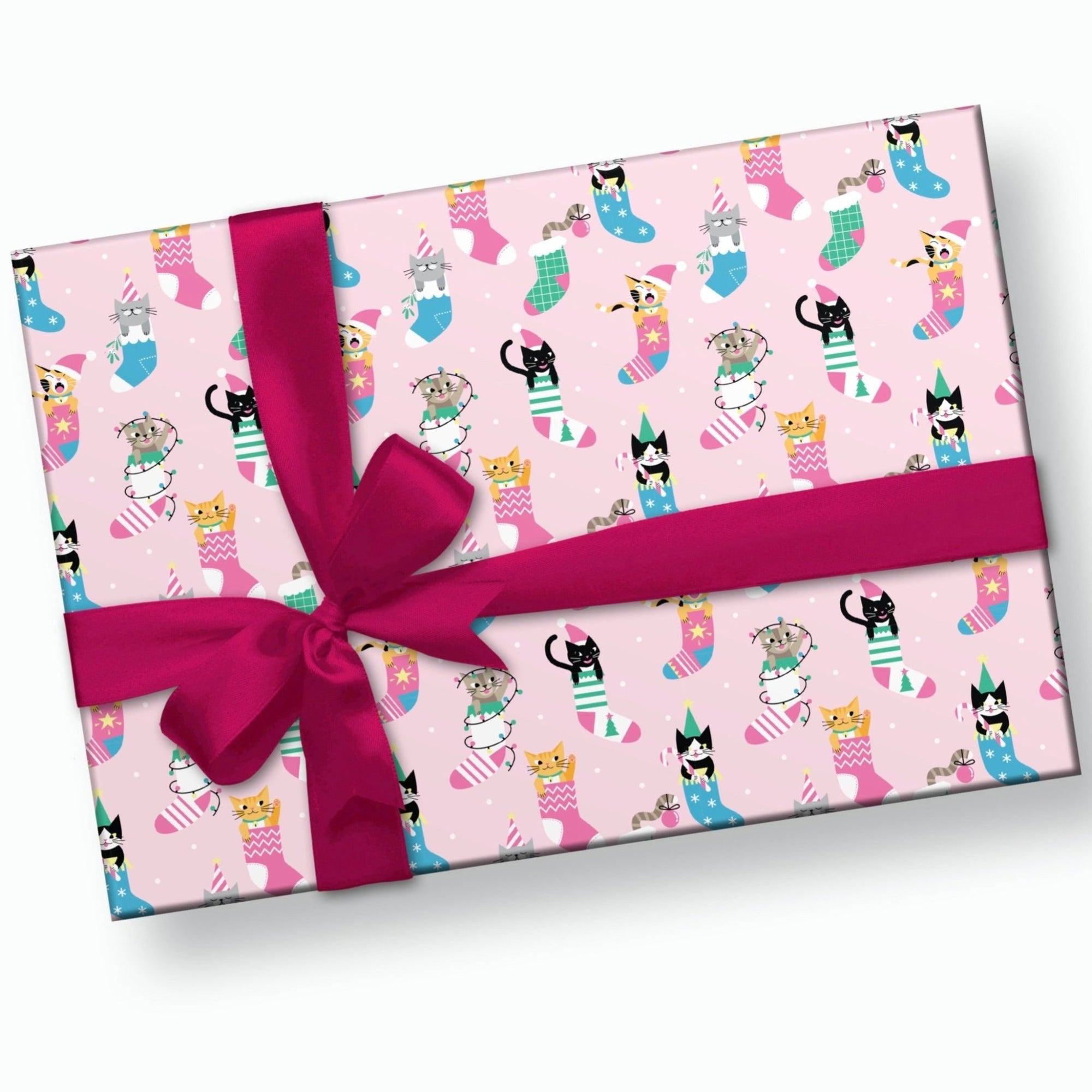 Kitty Wrapping Paper - Stesha Party