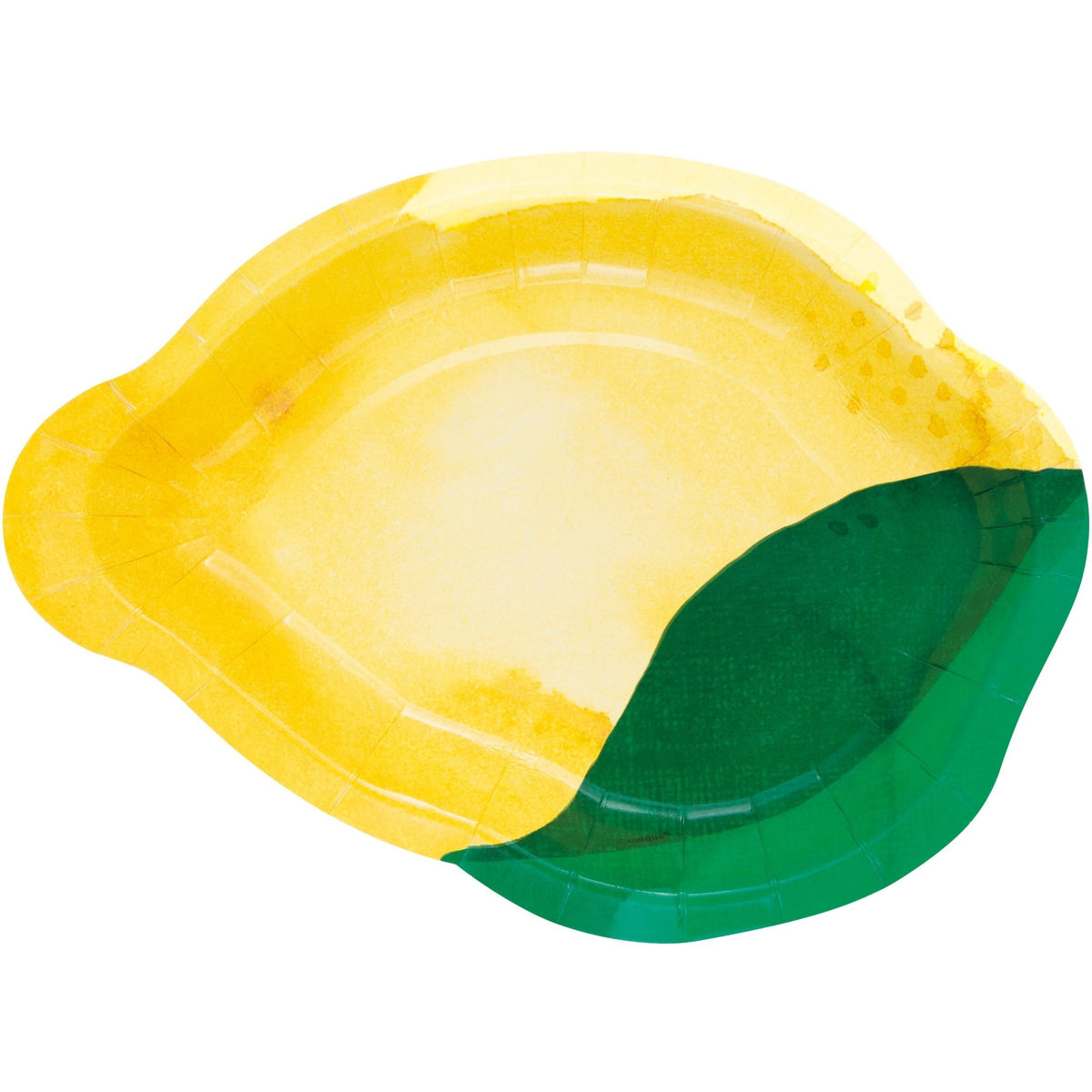 Lemon Shaped Citrus Party Plates - Stesha Party