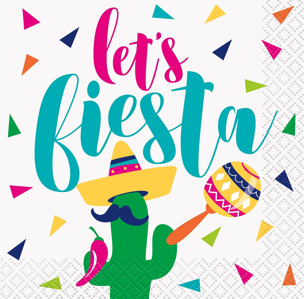 &quot;Let&#39;s Fiesta&quot; Party Napkins - Stesha Party