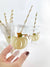 Lidded Clear Ivory Pumpkin Party Cups - Stesha Party