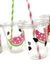 Lidded Watermelon Party Cups - Stesha Party