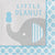 "Little Peanut" Blue Baby Shower Elephant Napkins - Stesha Party