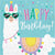 Llama "Happy Birthday" Napkins - Stesha Party