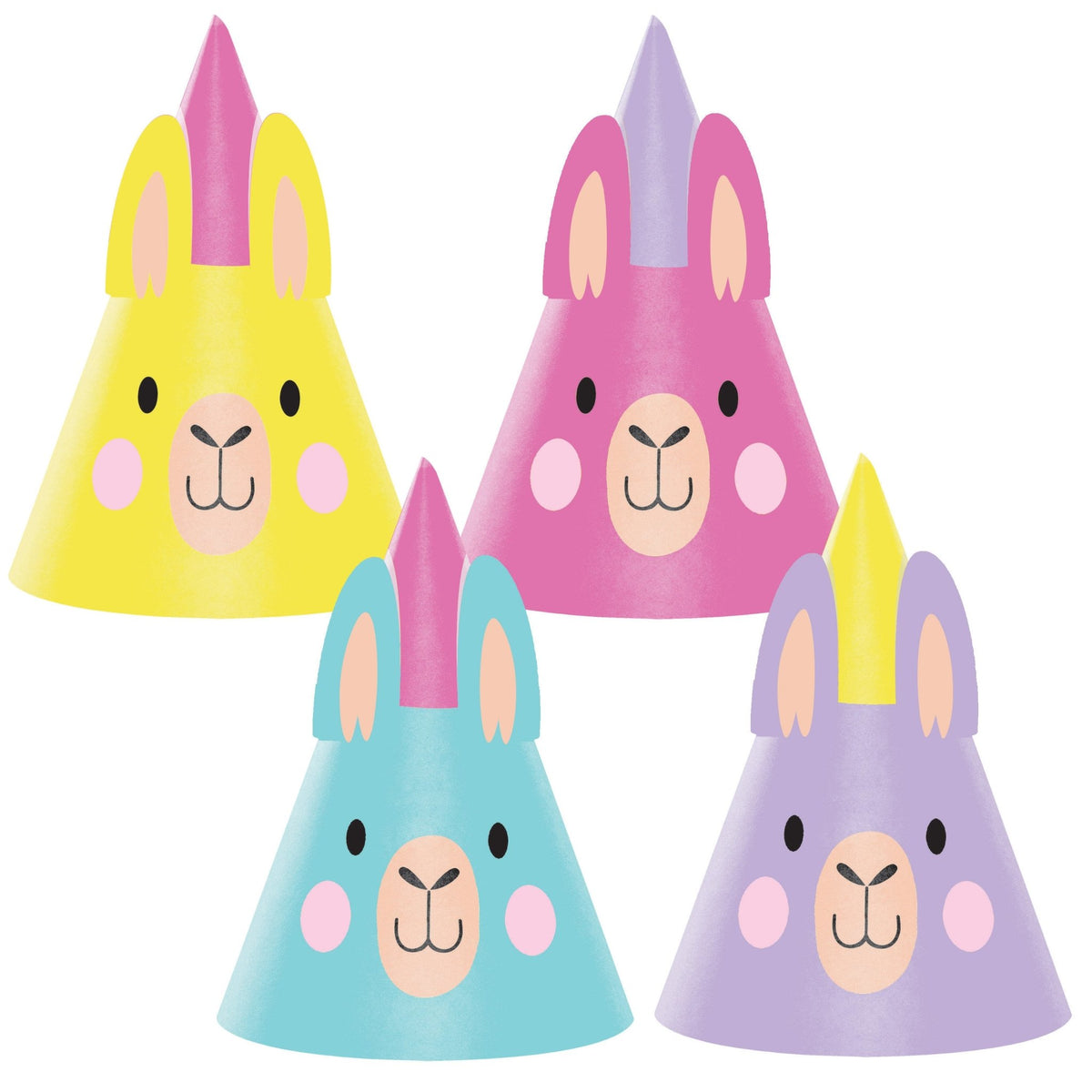 Llama Shaped Party Hats - Stesha Party