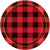 Lumberjack Buffalo Plaid Party Plates - Stesha Party