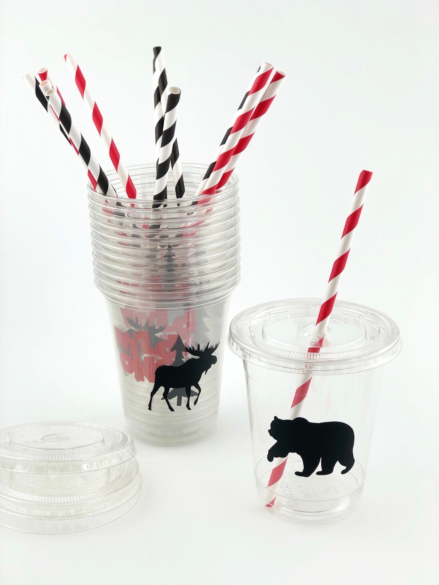 Lumberjack Wild One Cups - Stesha Party