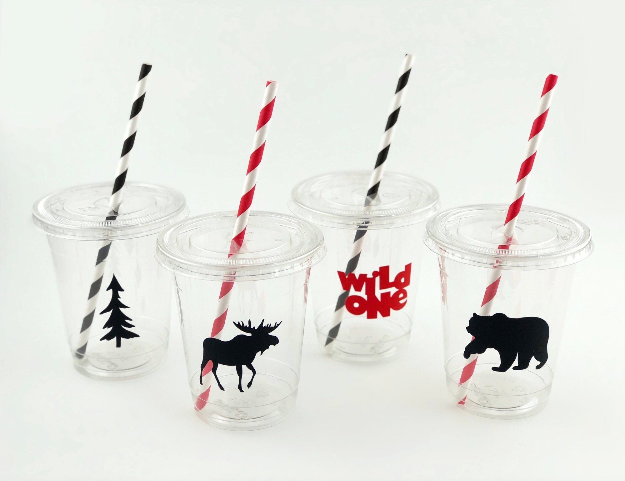 Lumberjack Wild One Cups - Stesha Party