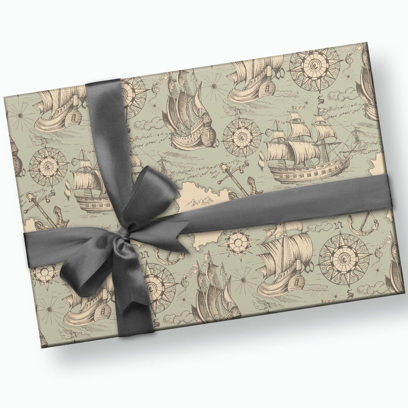 Map Gift Wrap - Stesha Party