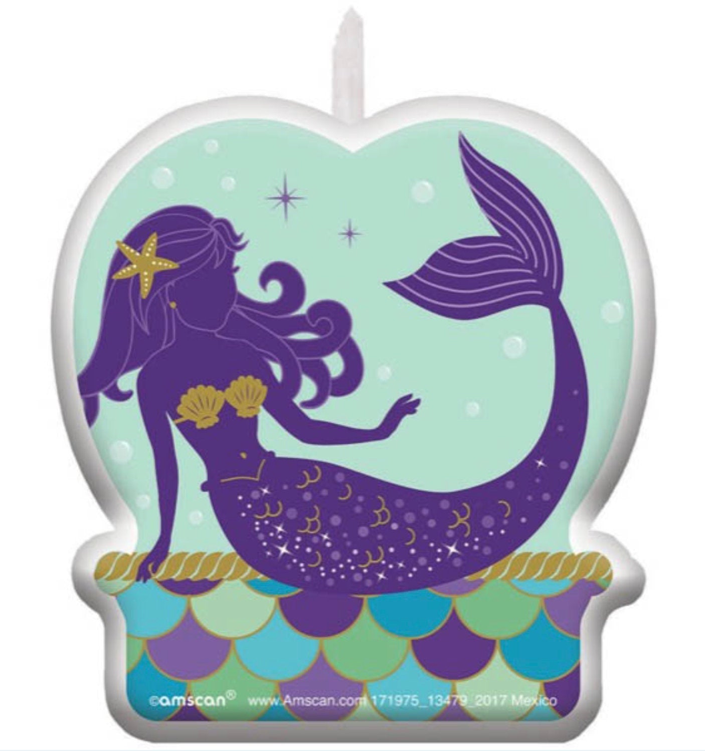 Mermaid Party Candle - Stesha Party