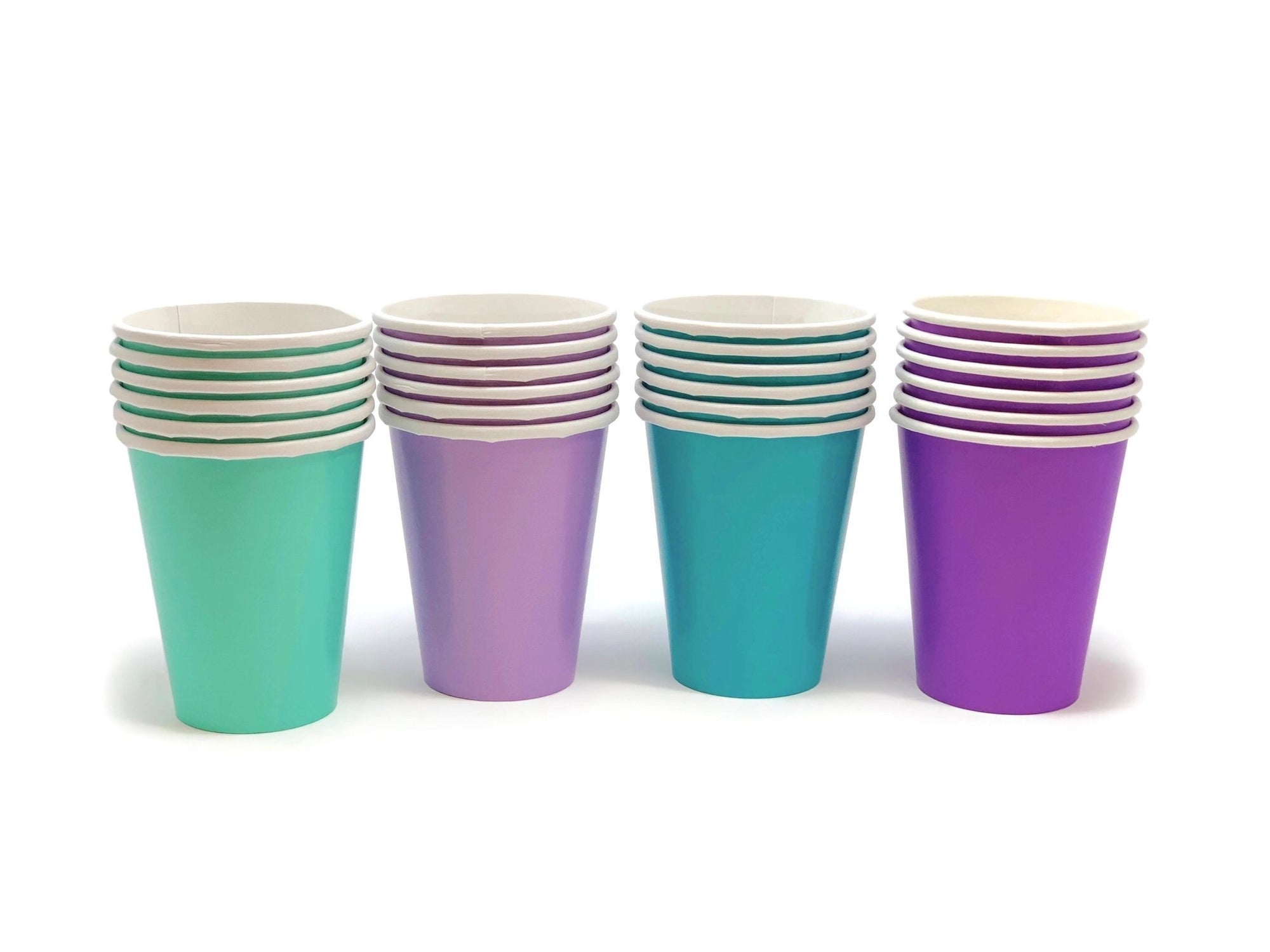 Mermaid Party Disposable Paper Cups - Stesha Party