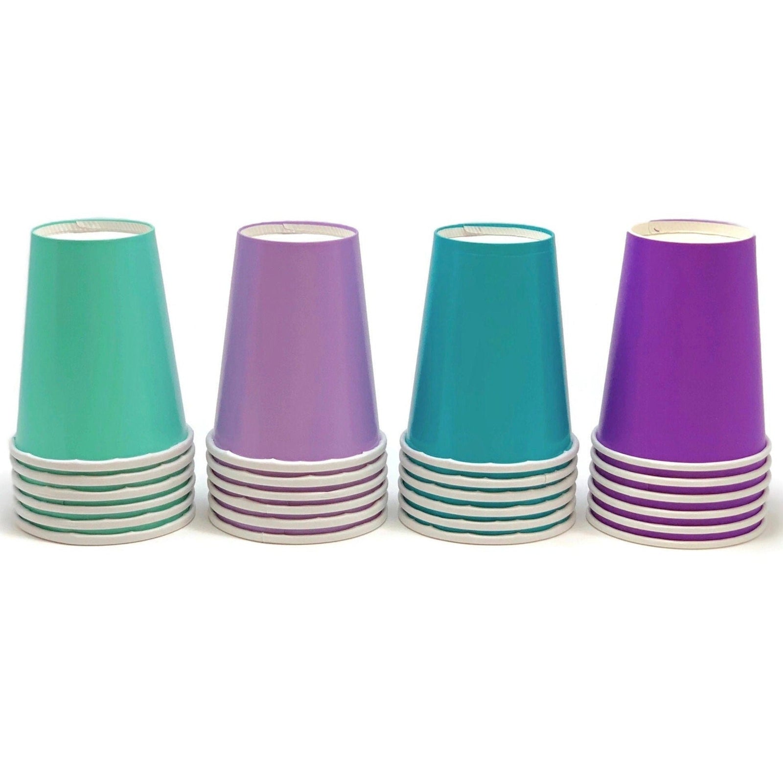 Mermaid Party Disposable Paper Cups - Stesha Party