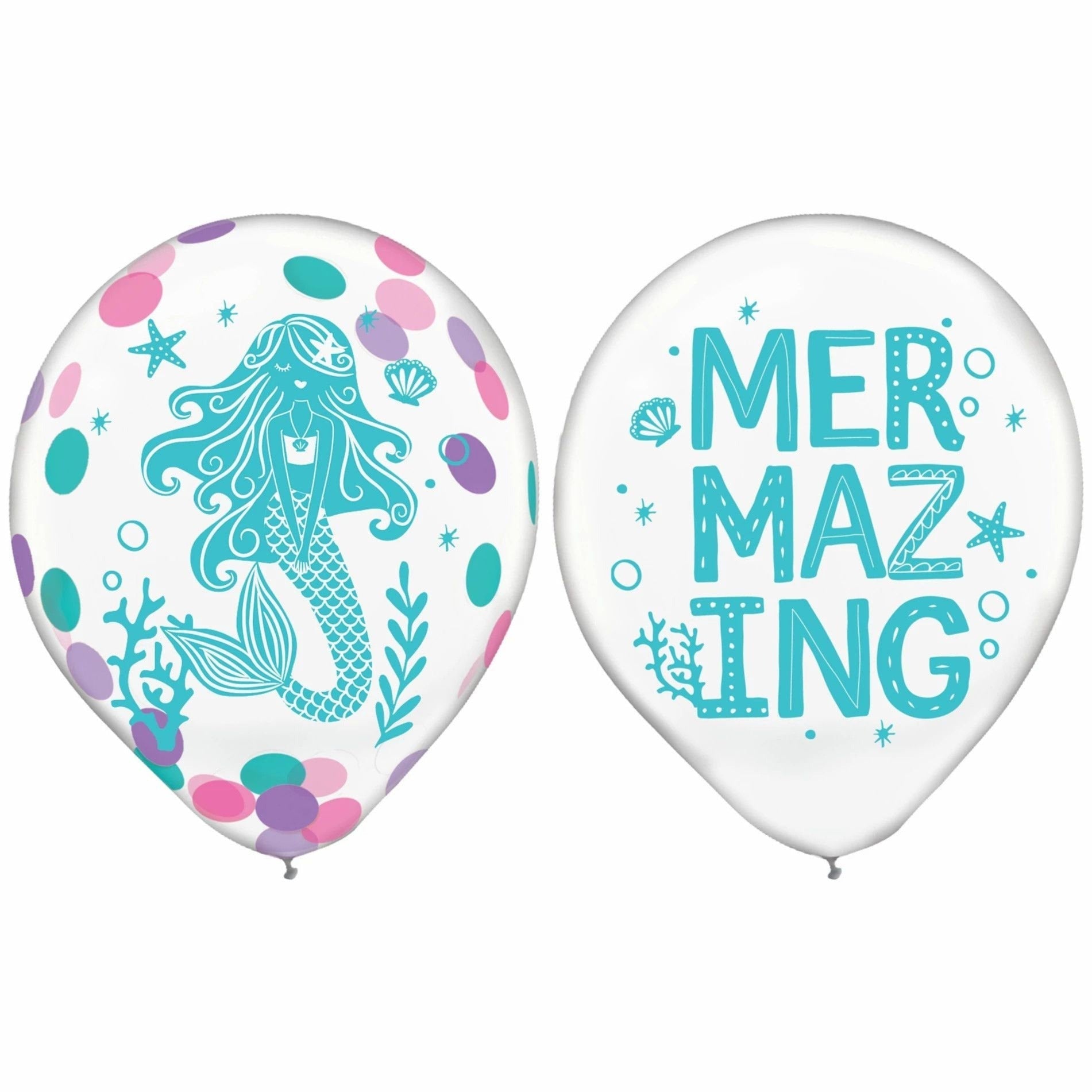 Mermaid Party "Mermazing" Balloons - Stesha Party