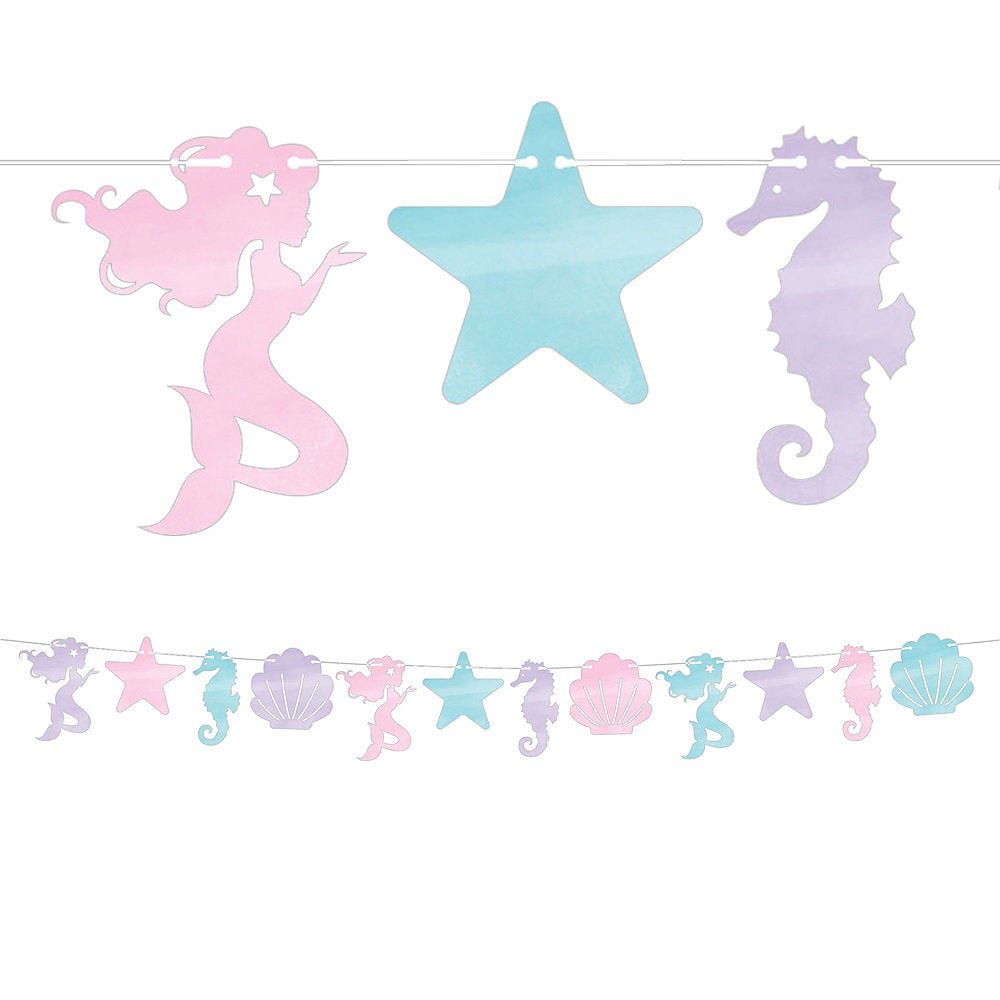 Mermaid Themed Party Banner - Stesha Party