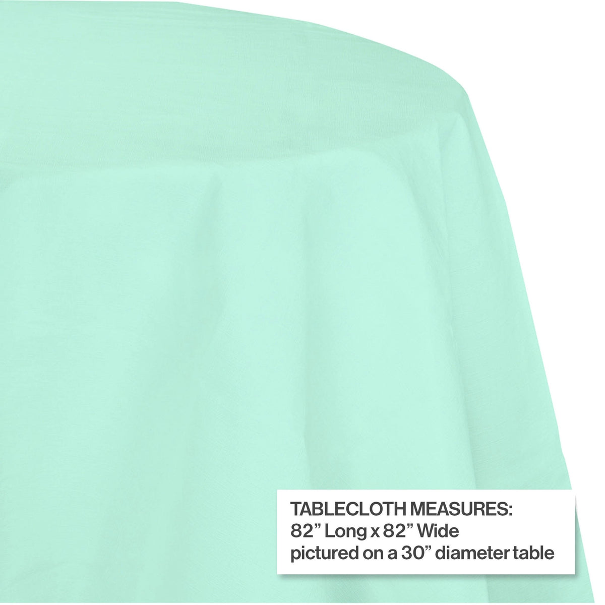 Mint Absorbent Paper Surface Tablecloth - Stesha Party