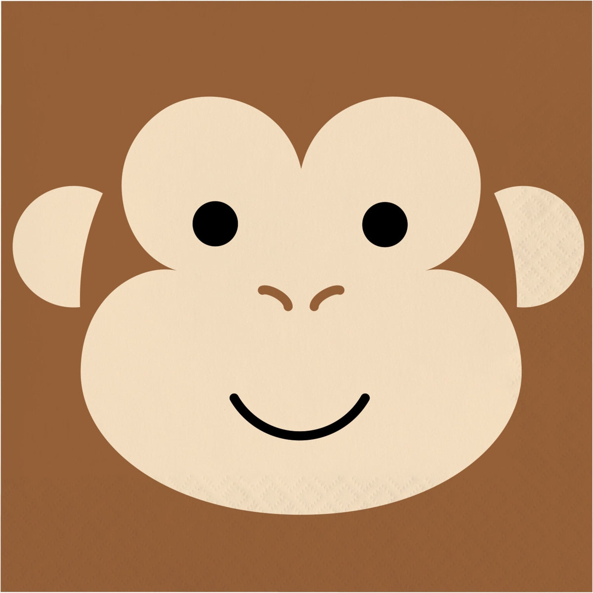 Monkey Face Party Napkins - Stesha Party