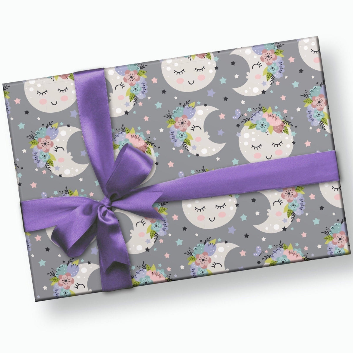 Woodland Animal Gift Wrap - Stesha Party - 1st birthday girl