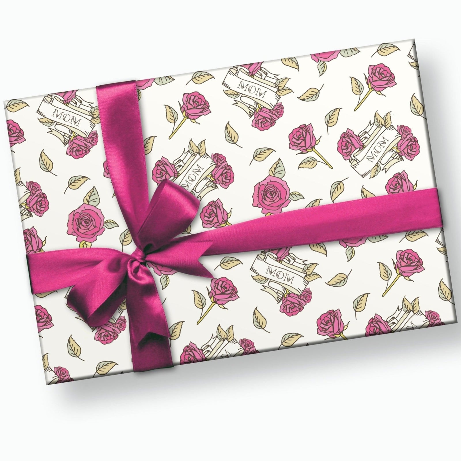 Mother's Day Rose Wrapping Paper - Stesha Party