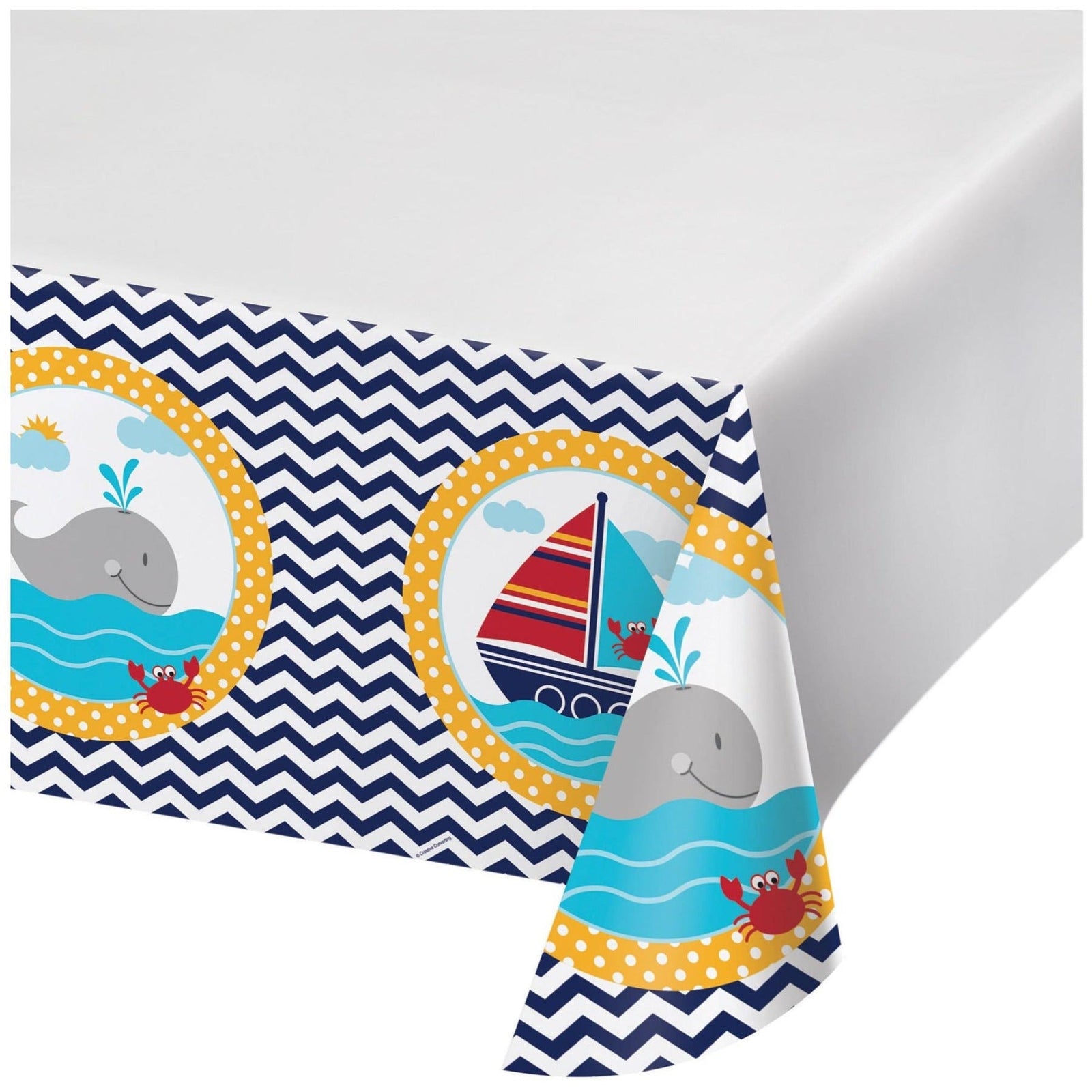 Nautical Themed Party Tablecloth - Stesha Party