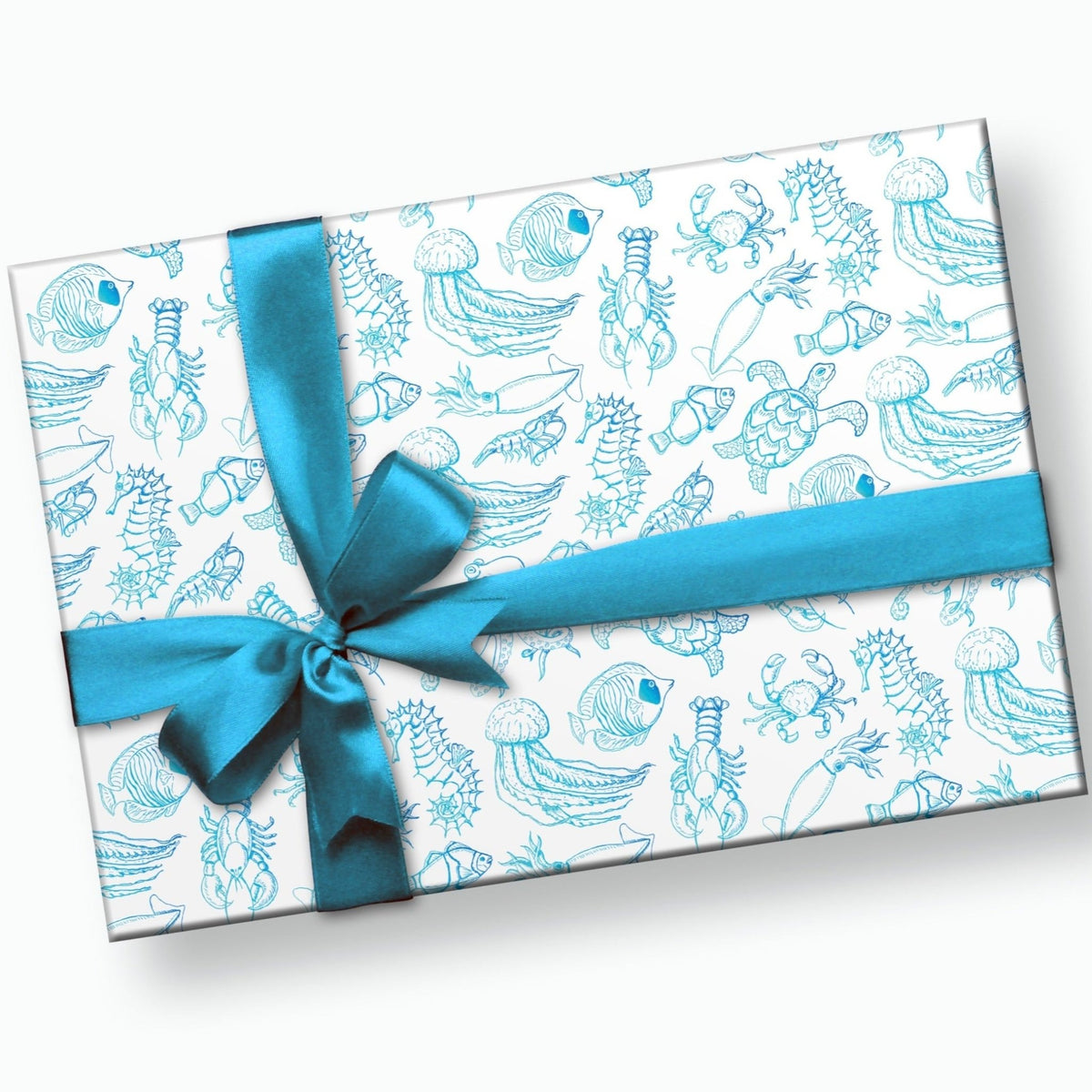 Wrapping Paper for Kids: Strawberries and Turquoise gift Wrap, Birthday,  Holiday, Christmas 