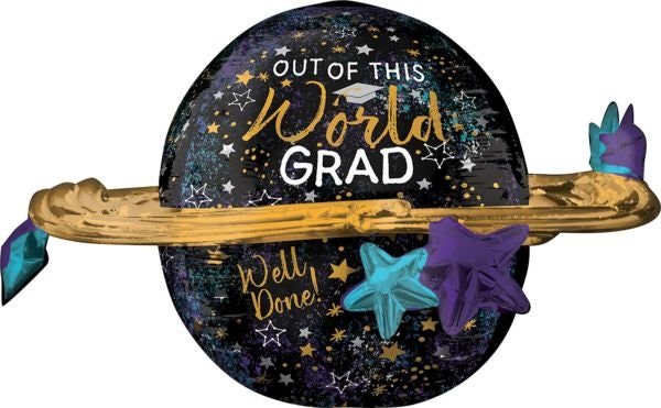 Out of this World Graduation Balloon - Stesha Party