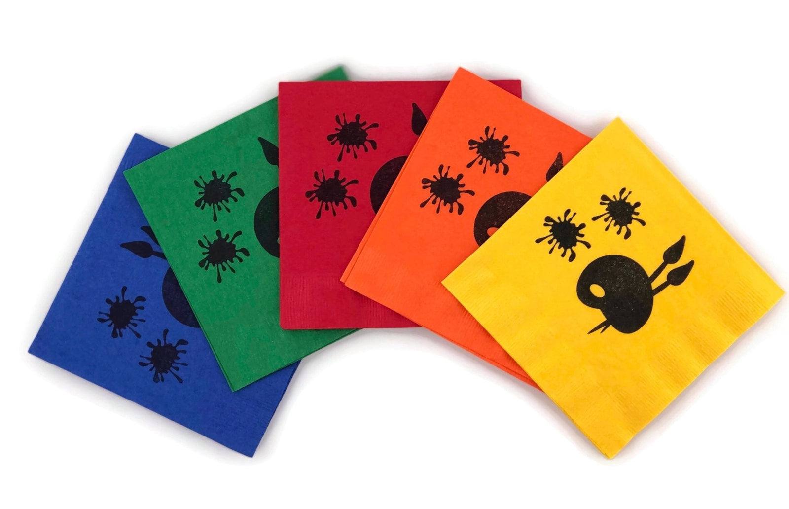 Paint Party Paper Napkins - Stesha Party