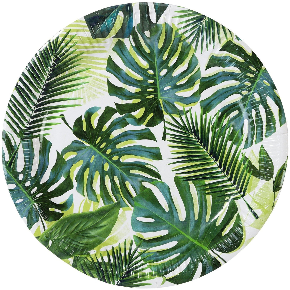 Palm Leaf 9&quot; Paper Plates - Stesha Party