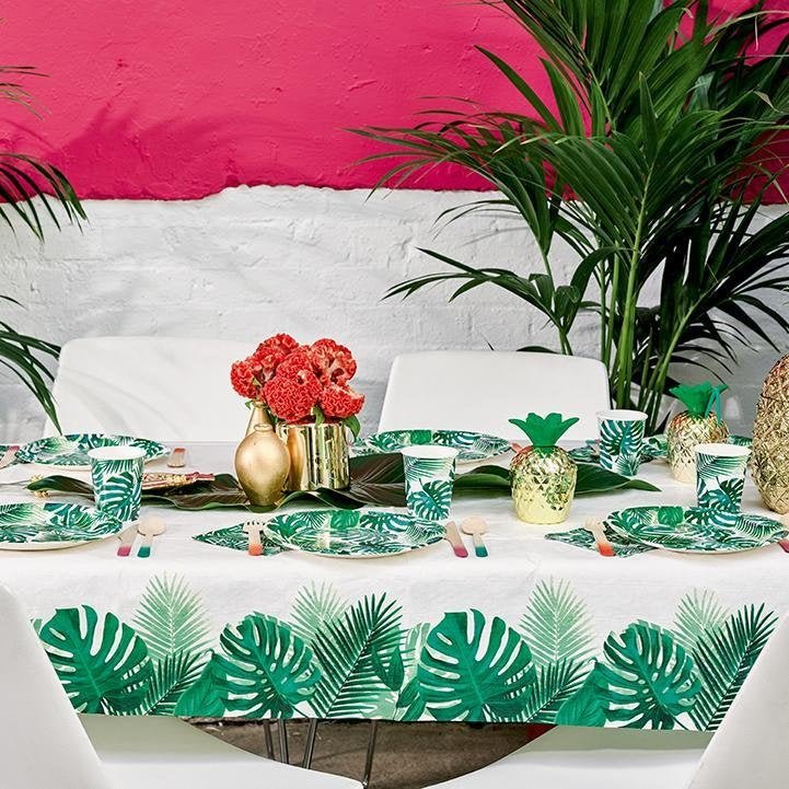 Palm Leaf Party Tablecloth - Stesha Party