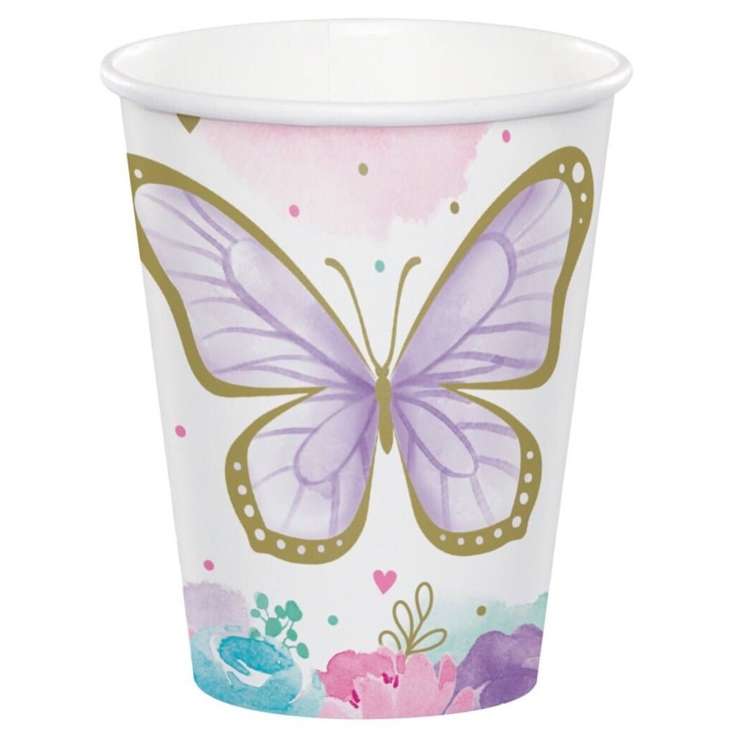 Pastel Butterfly Party Cups - Stesha Party