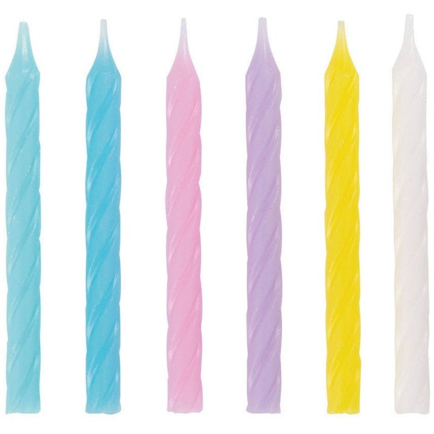 Pastel Party Candles - Stesha Party