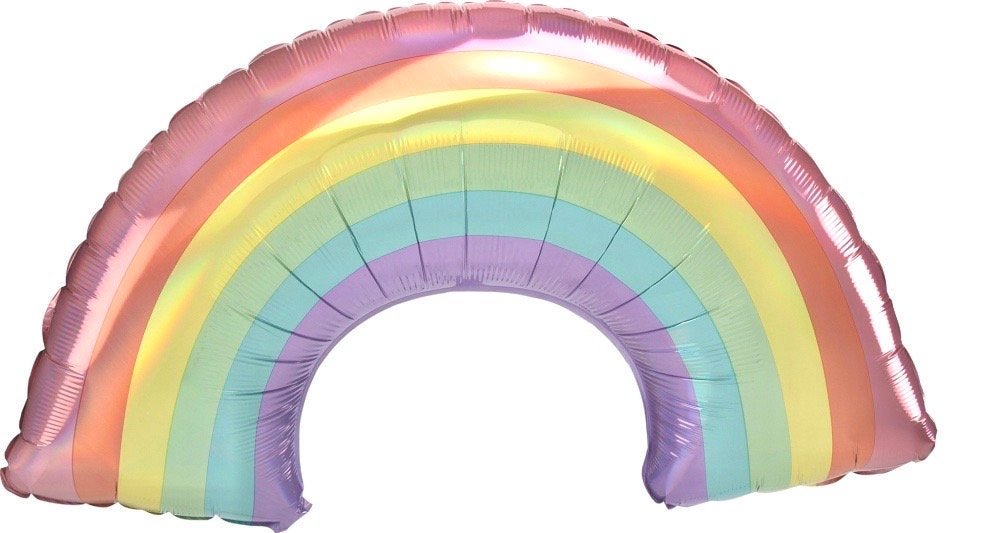 Pastel Rainbow Party Balloon - Stesha Party