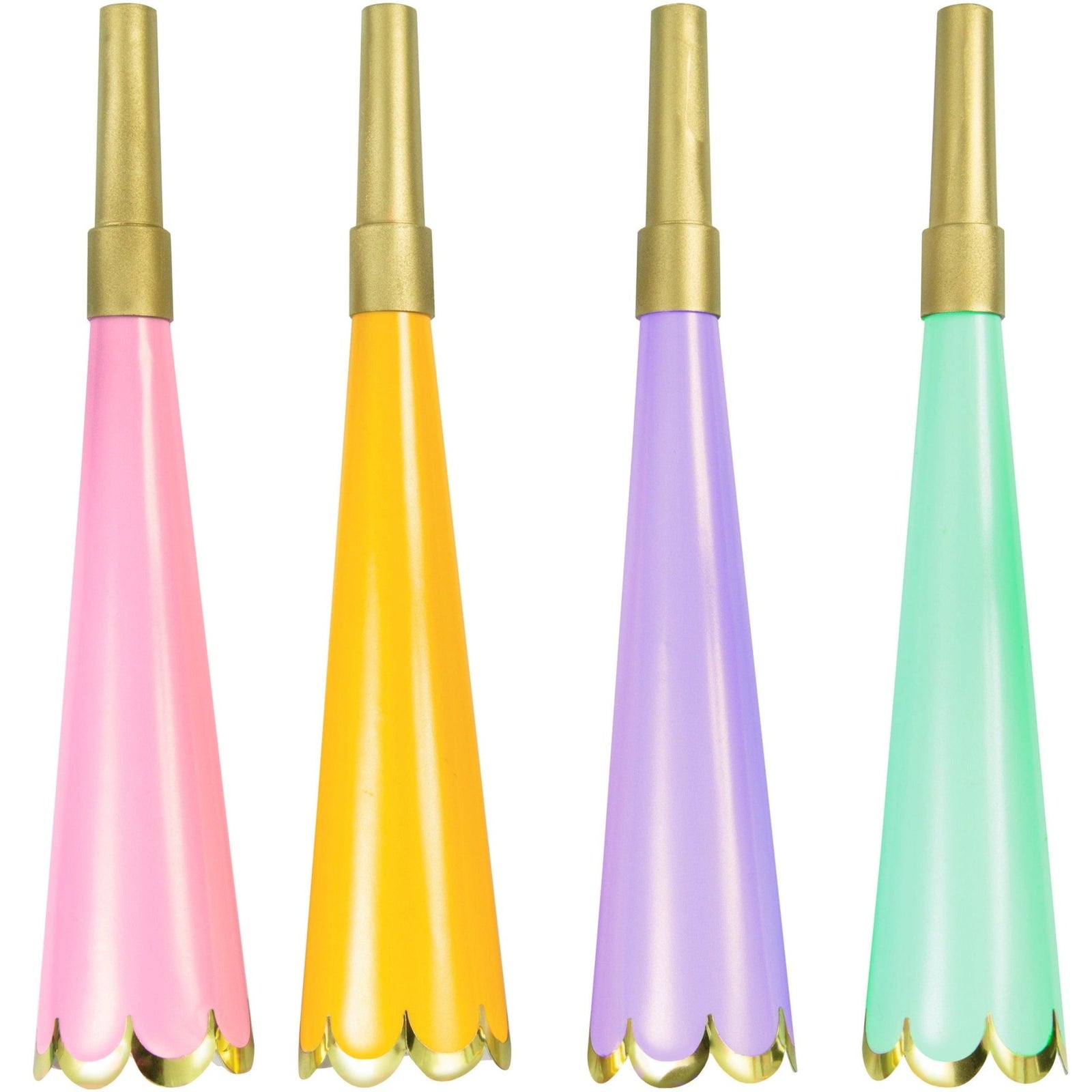 Pastel Rainbow Party Horns - Stesha Party