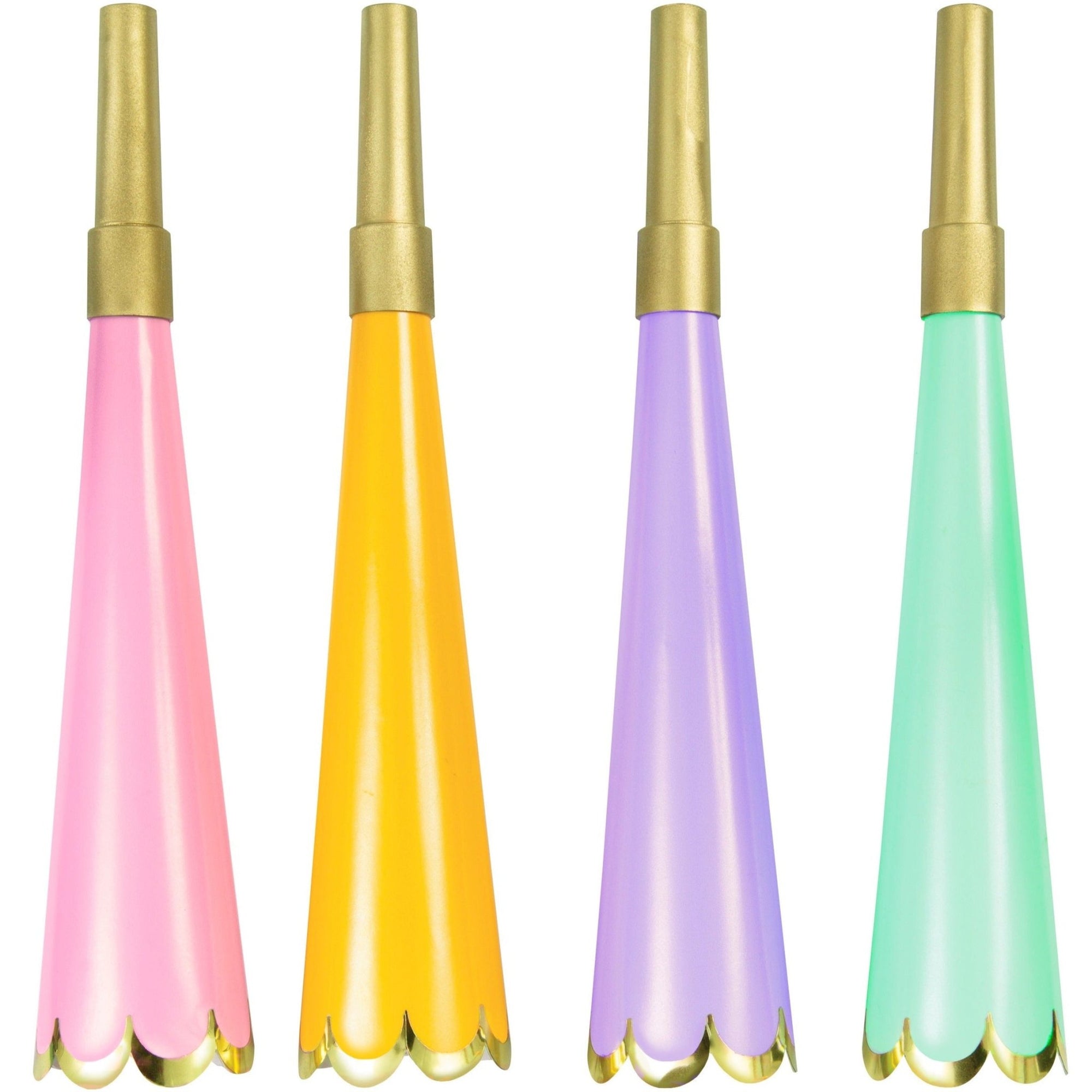 Pastel Rainbow Party Horns - Stesha Party