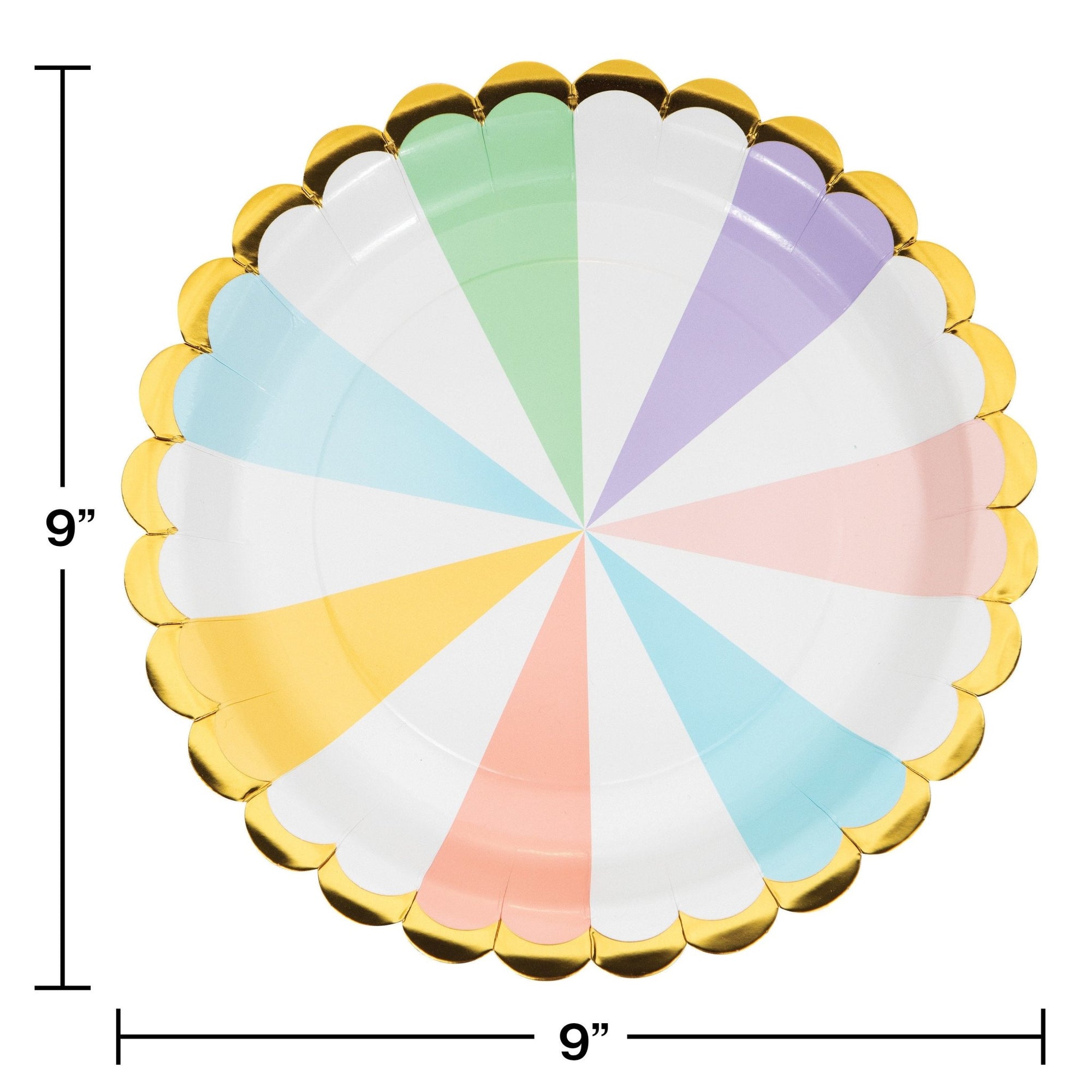 Pastel Rainbow Party Supplies Set - Stesha Party