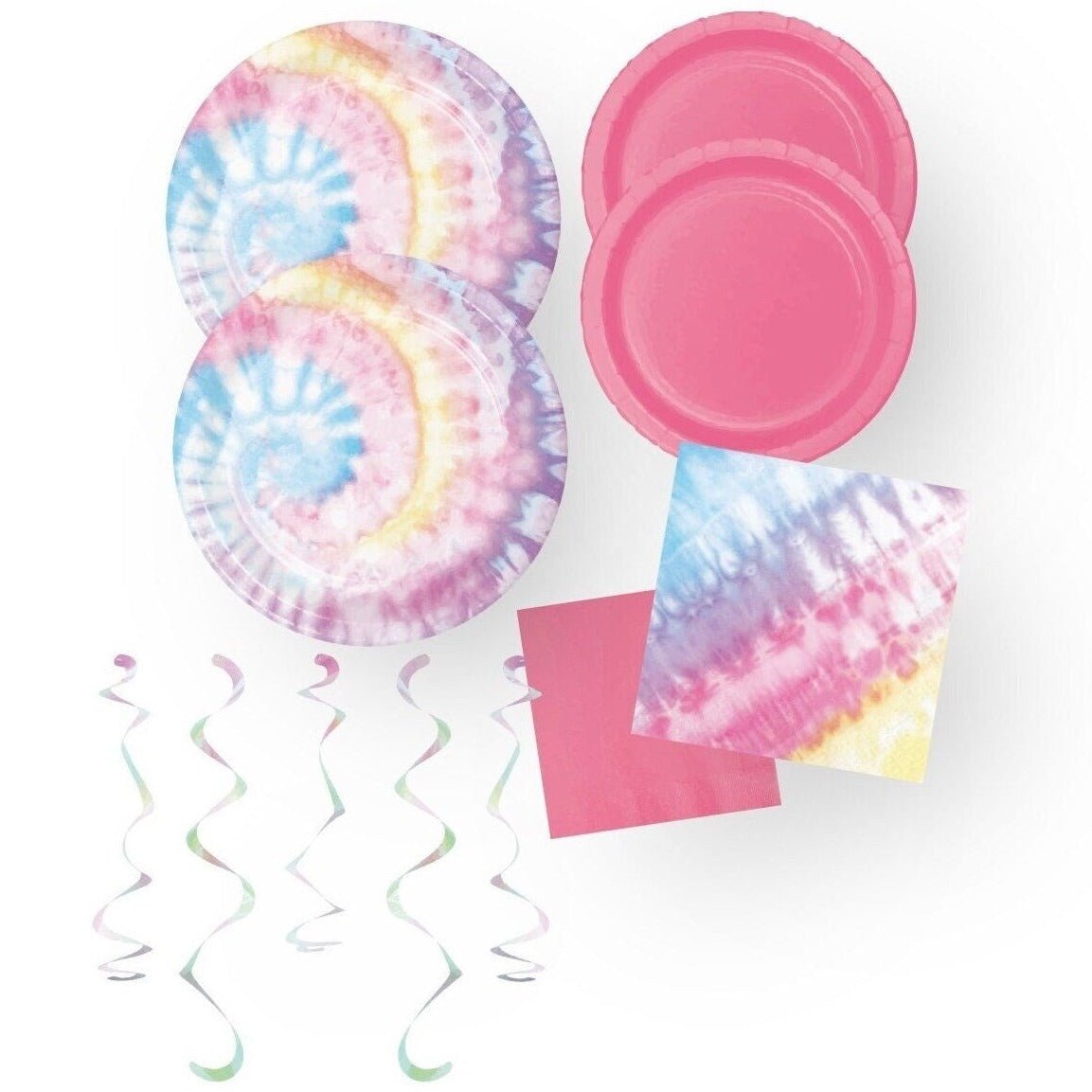 Pastel Tie Dye Party Pack - Stesha Party