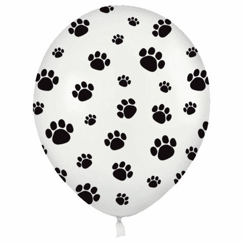 Pawprint Party Balloons - Stesha Party