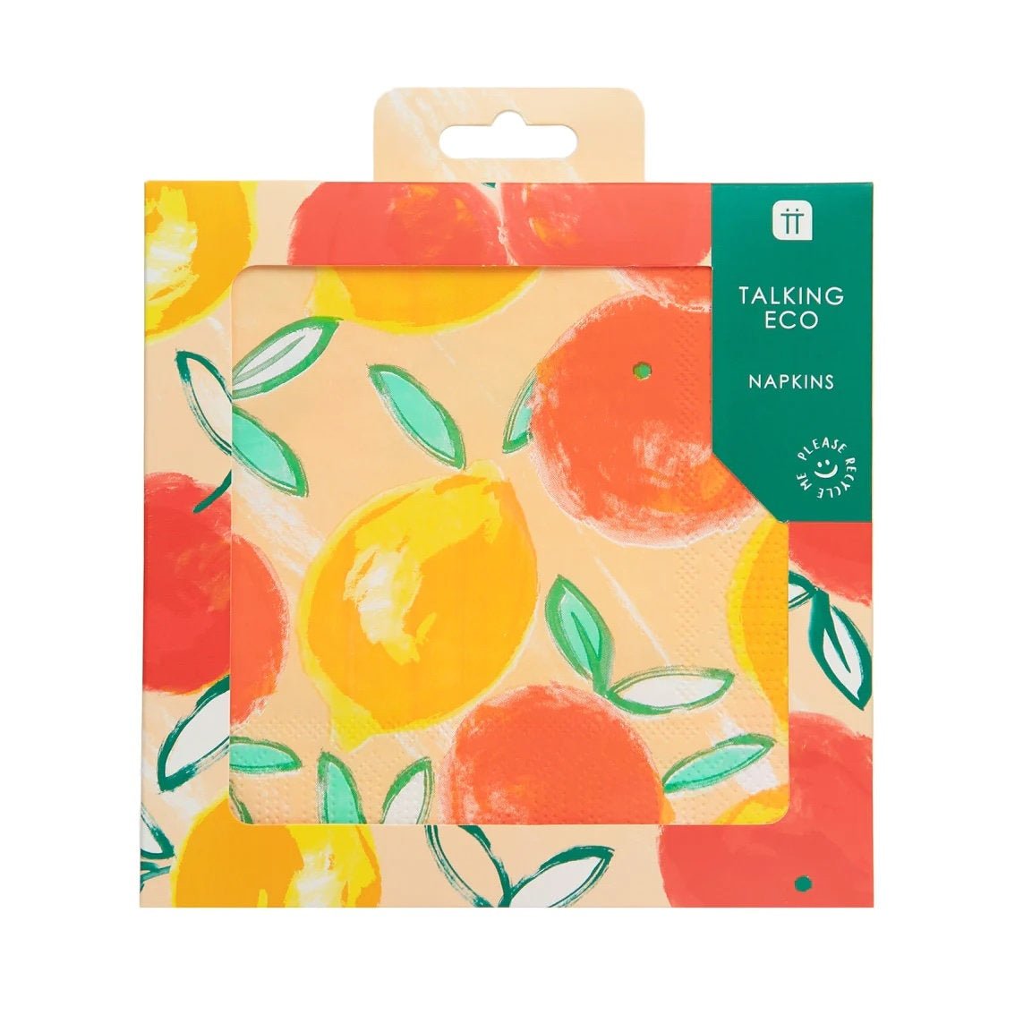 Peach Citrus Party Napkins - Stesha Party