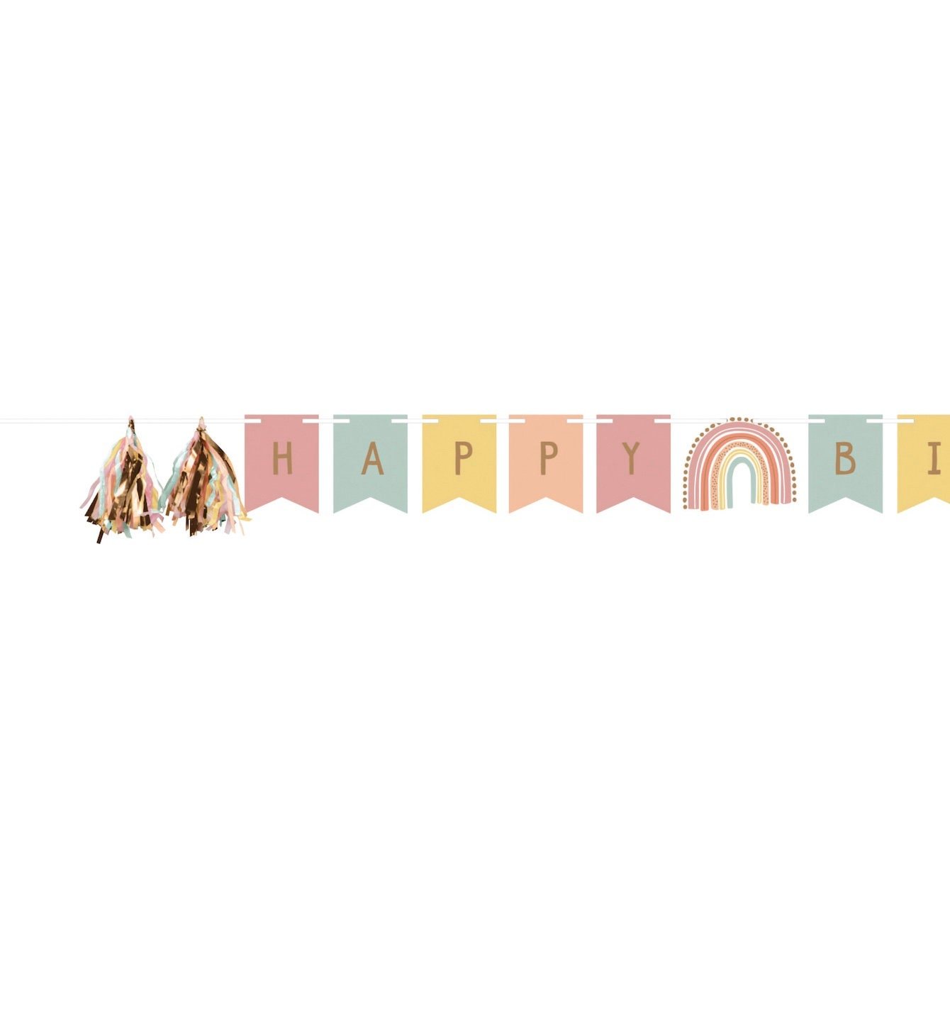 Personalized Boho Rainbow Banner - Stesha Party