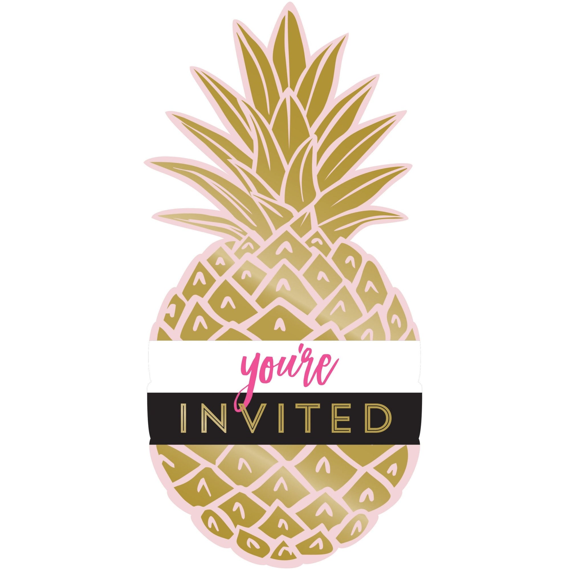 Pineapple Party Invitations - Stesha Party