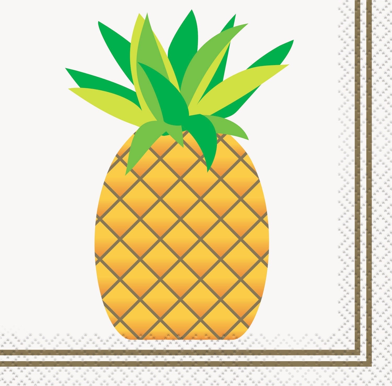 Pineapple Party Napkins - Stesha Party