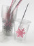 Pink and Silver Lidded Snowflake Cups - Stesha Party