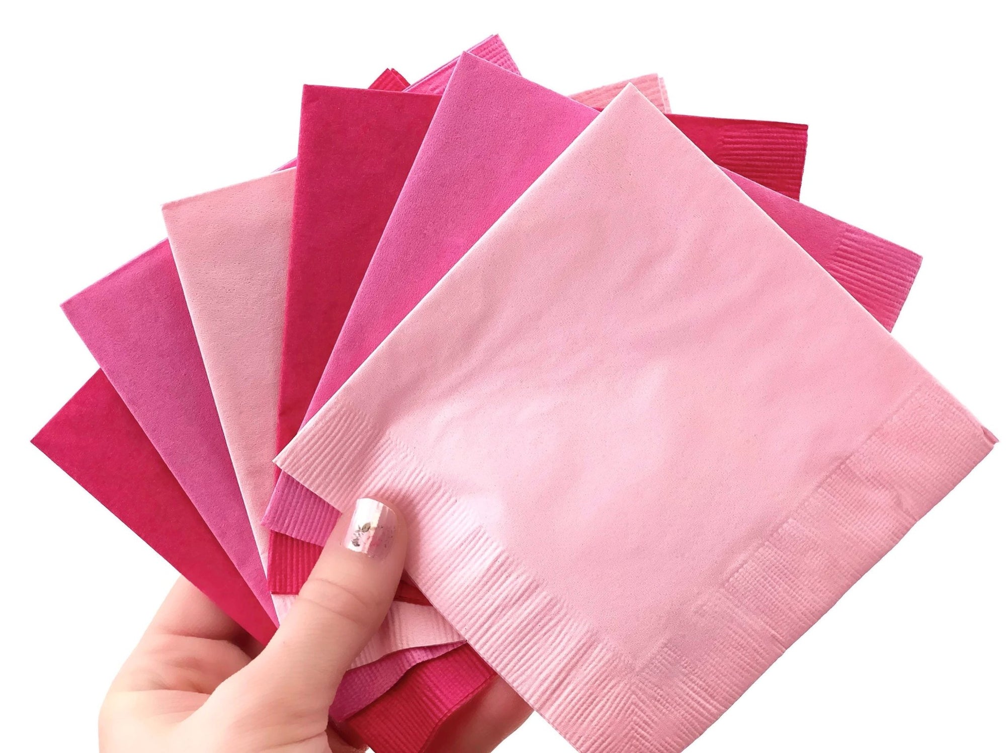 Pink Assorted Party Napkins - Stesha Party