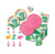 Pink Dinosaur Supplies Party Pack - Stesha Party