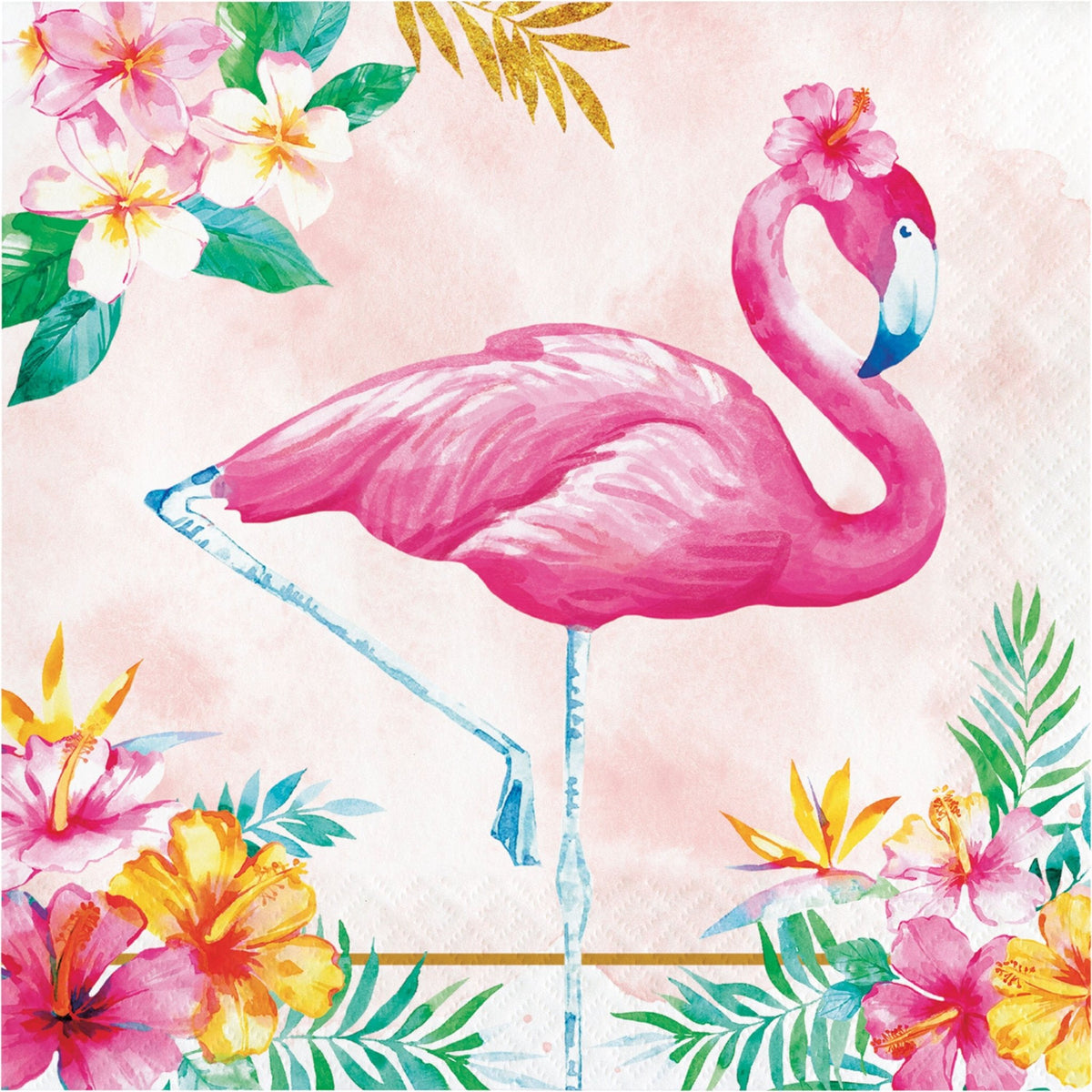 Pink Flamingo Napkins - Stesha Party