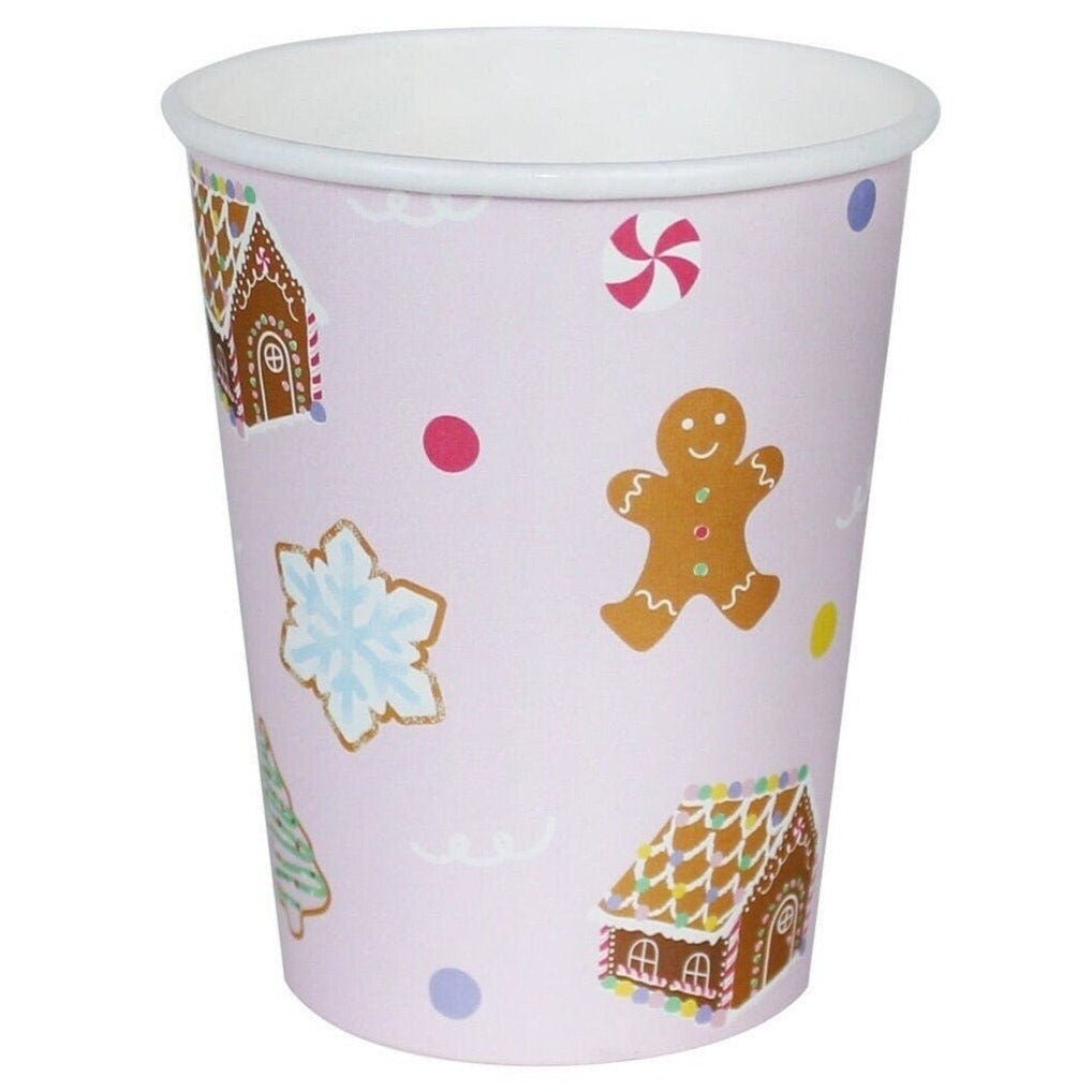 Pink Gingerbread Party Cups - Stesha Party