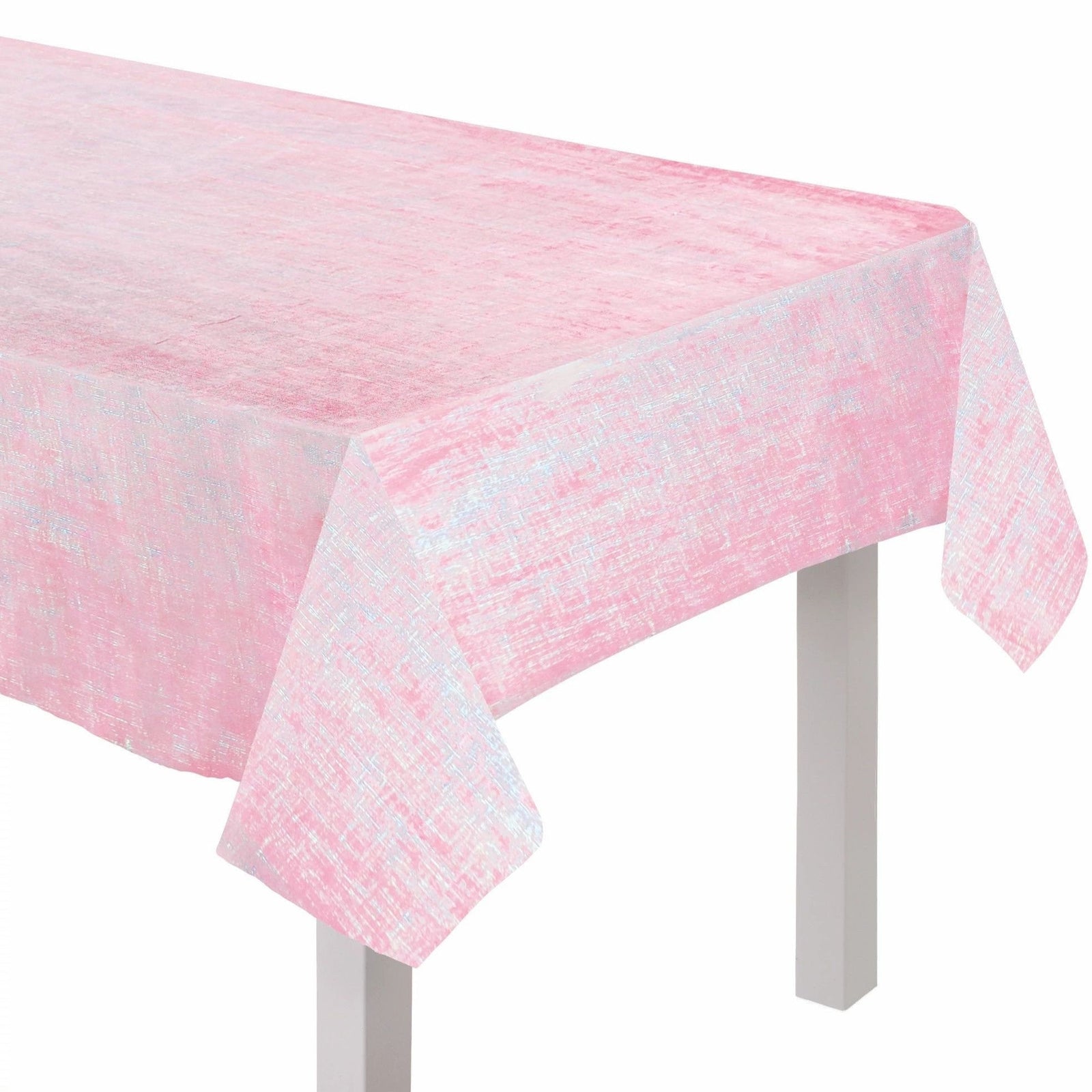 Pink Iridescent Party Tablecloth - Stesha Party